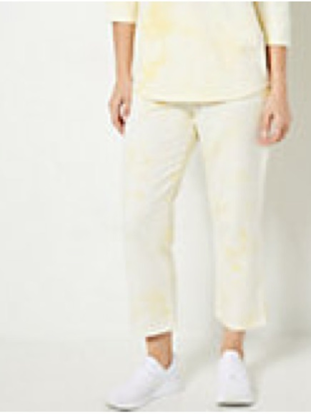 Quacker Factory Yellow Tie-Dye Lounge Pants